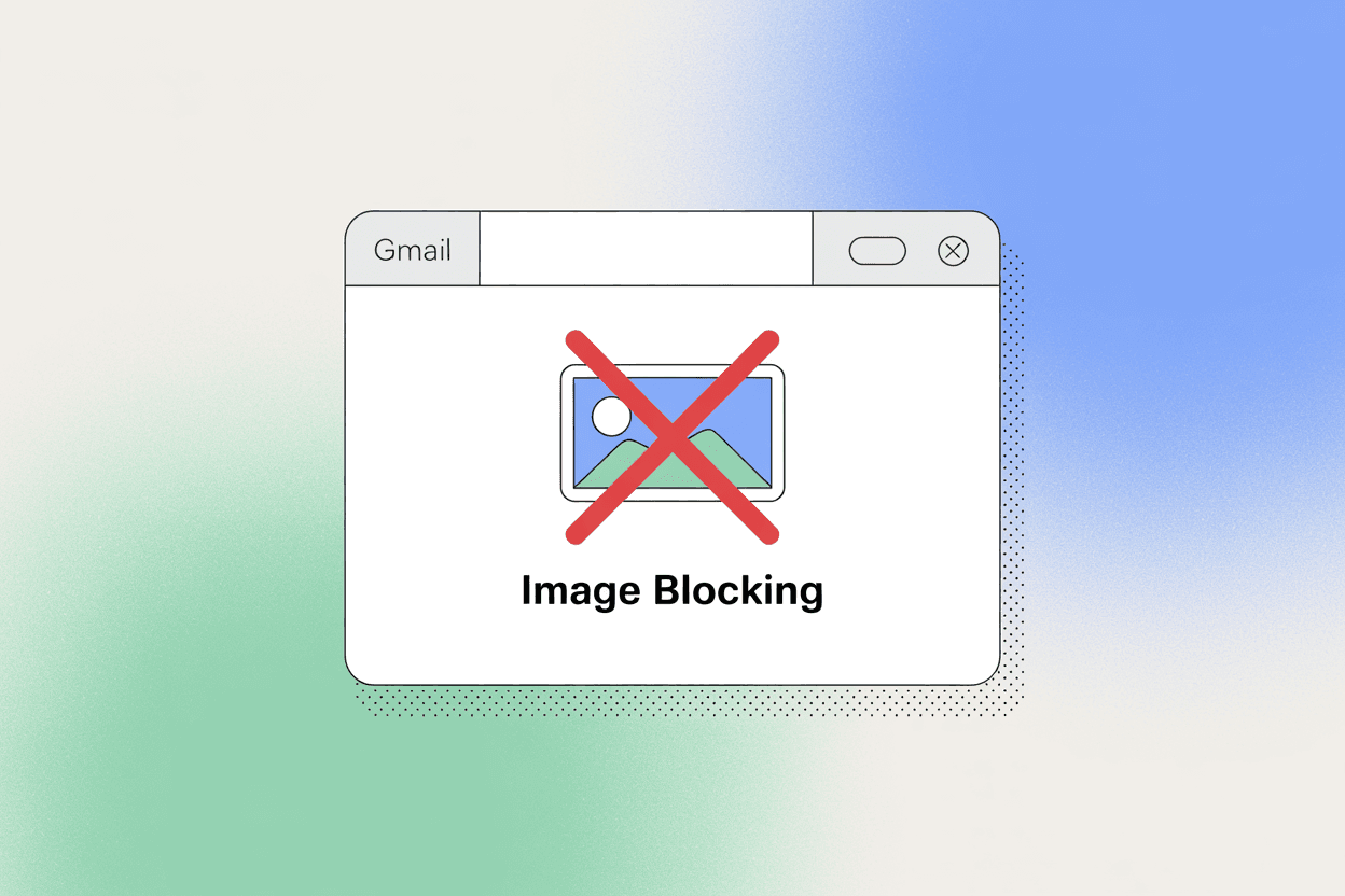 Gmail settings interface showing how to block external images and tracking pixels